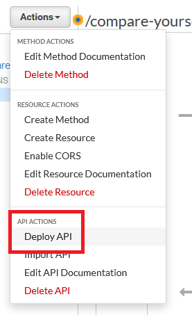 deploy action
