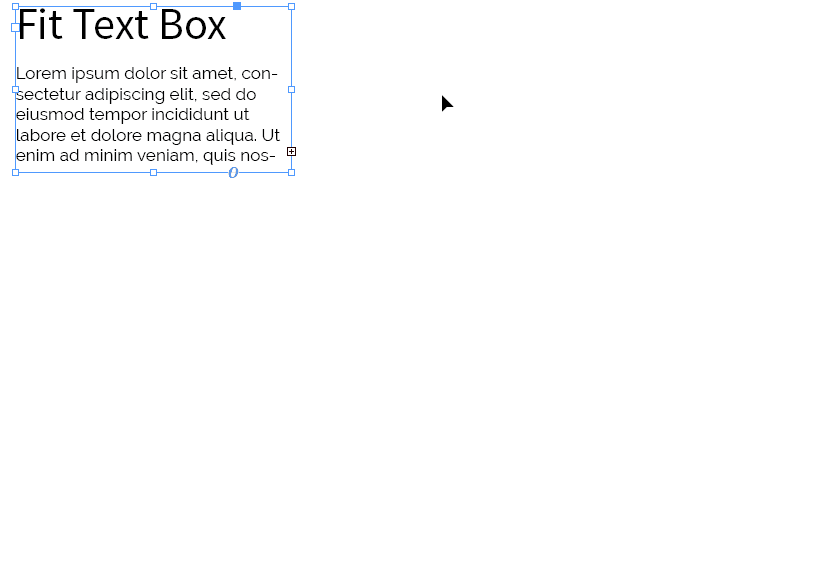 instant fit text box