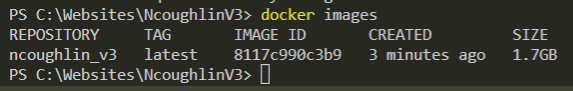 docker images