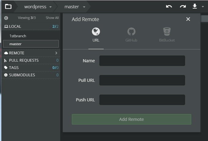 add remote server credentials input