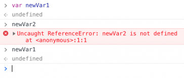 newVar2 is not defined