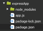 node modules and package.json file